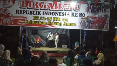 Warga RT 12 dan 13 Talang Aman, Kota Palembang Meriahkan HUT ke-80 RI dengan Lomba dan Jalan Sehat
