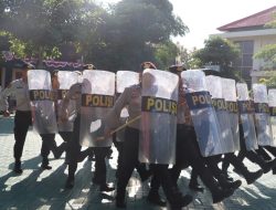 Sat Samapta Polres Batu Gelar Latihan Dalmas Antisipasi Kontinjensi