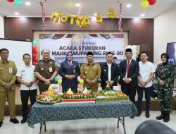 Bupati Batola Bahrul Ilmi Hadiri Peringatan HUT ke-80 Mahkamah Agung di PN Marabahan