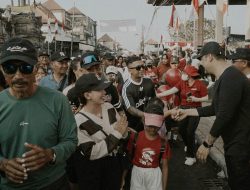 Wabup Badung Hadiri Jalan Sehat di Desa Adat Sading
