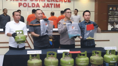 Praktik Ilegal Penyalahgunaan LPG Subsidi di Malang Dibongkar Polisi, Satu Orang Diamankan