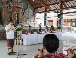 Bupati Adi Arnawa Hadiri Rapat Pleno Pekaseh dan Kelian Subak Abian se-Badung