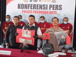 Polres Pasuruan Kota Bongkar Sindikat Curanmor Lintas Wilayah, Enam Pelaku Ditangkap dan 16 TKP Terungkap