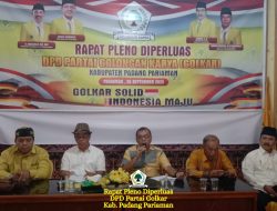 Ketua Fraksi Golkar, Nazir Tanjung Datuak Jalelo, RTRW yang Diajukan DPD Golkar ke Dinas Pertanian Dalam Pembahasan Dewan