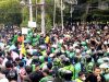 Empat Gelombang Unjuk Rasa di Siantar Diwarnai Beberapa Insiden