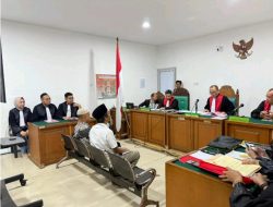 Sidang Perdana 2 Terdakwa Mantan Kadis BPMDes Lahat Diggelar di PN Tipikor Palembang