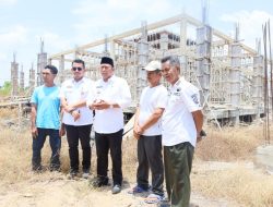 Bupati Batola Bahrul Ilmi Tinjau Pembangunan Masjid Ar-Rahman Desa Murung Raya