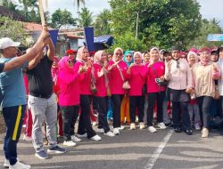 Luar Biasa, Ratusan Masyarakat Ikuti Jalan Sehat Dalam Rangka Peringatan HUT ke-4 Club Senam Butcer