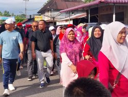 Ketua DPRD Ikut Jalan Sehat Bersama Masyarakat Meriahkan HUT ke-4 Club Senam Butcer
