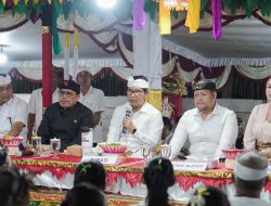 Bupati Adi Arnawa Hadiri Upacara Manusia Yadnya dan Pitra Yadnya Desa Adat Tegal, Darmasaba