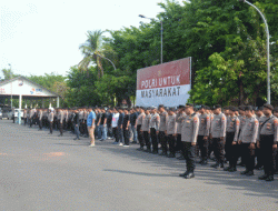 Jaga Keamanan Libur Akhir Pekan, Polres Pasuruan Kota Siagakan Ratusan Personel