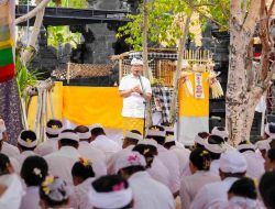 Bupati Badung Hadir di Karya Mamungkah, Ngenteg Linggih di Pura Dalem Cedok Waru, Kuta