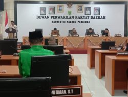 Paripurna Pandangan Umum Fraksi Terhadap Rancangan KUA-PPAS Tahun 2026, Eksekutif Harus Giat Menggali Potensi Daerah