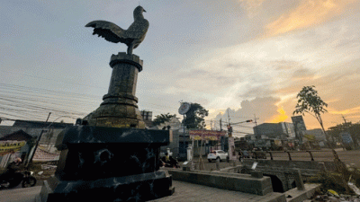 Monumen Ayam Jago di Lidah Wetan, Jejak Sawunggaling Sang Legenda Kota Surabaya
