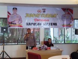 Jumat Curhat Polsek Palu Barat, Warga Soroti Kejahatan Siber