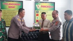 Kapolsek Palu Barat Silaturahmi ke Koramil Rayakan HUT TNI