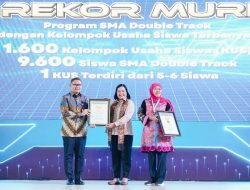 Raih Rekor MURI. 9.600 Siswa SMA Jatim “Double Track” Cetak Omzet Rp4,7 Miliar dan Tembus Pasar Internasional