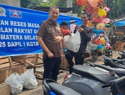 Anggota DPRD Sumsel Chairul S Matdiah Reses ke Kawasan Pasar 26 Ilir, Terima Keluhan Pedagang dan Pembeli