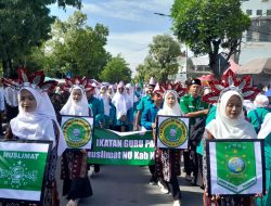 Apel dan Kirab Hari Santri Kabupaten Ngawi 2025, Mengawal Indonesia Merdeka Menuju Peradapan Dunia