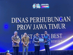 Bukti Layanan Publik Kian Inovatif, Dishub Provinsi Jatim Raih Penghargaan Best of the Best di Jatim Fest 2025