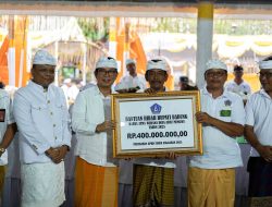 Bupati Badung Hadiri Karya Atma Wedana dan Manusa Yadnya di Desa Adat Mengwi