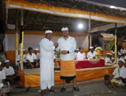 Wabup Badung Hadiri Karya Ngenteg Linggih di Pura Samuan Tiga, Desa Adat Samuan, Petang