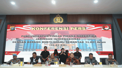 Sabu 31,82 Kilogram Gagal Tembus Dumai, Dua Warga Sumatera Selatan Dibekuk Aparat