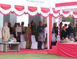 Ketua DPRD Sulbar Hadiri Upacara Peringatan HGN di Lapangan Upacara Kantor Gubernur ‎