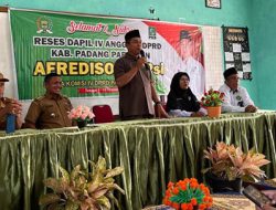 Anggota DPRD Afredison, Reses Bukan Sekadar Seremonial Tahunan, Tetapi Momentum untuk Mempererat Silaturahmi