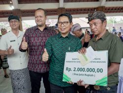 Penyerahan Bantuan Hari Raya Galungan di Kecamatan Mengwi dan Kuta Utara