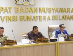 DPRD Sumsel Gelar Rapat Badan Musyawarah Perubahan Jadwal Pimpinan dan Anggota