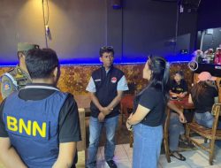 Kasat Reserse Narkoba Polres Pematangsiantar  Turun Langsung Razia Tujuh Tempat Hiburan Malam