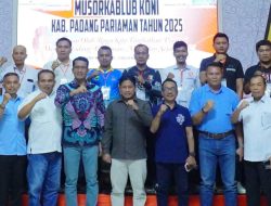 Asmadi Basir Terpilih Aklamasi Pimpin KONI Padang Pariaman, Siap Gelar PORKAB 2026