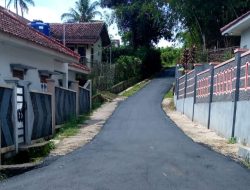 Pemdes Desa Sindang Sari, Garut, Lakukan Program Pembangunan Jalan di Kampung Cikoang