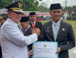 Menguatkan Aset Negara, Bupati Barito Timur Resmikan Legalitas Tanah Rutan Tamiang Layang di HUT ke-80 RI