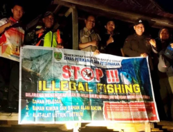 Gempur Ilegal Fishing, Diskanak Bartim Gelar Patroli Gabungan Bersama TNI-Polri di Perairan Sungai