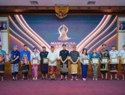 Bupati Serahkan Mangupura Award, Badung Festival Inovasi, dan Adi Karya Nugraha Tahun 2025