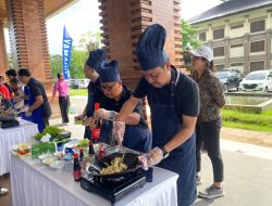 Meriahkan HUT ke-16 Kota Mangupura, OPD Pemkab Badung Unjuk Ketangkasan Masak Nasi Goreng