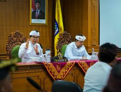 Bupati Badung Terima Simakrama Bendesa Adat dan Prajuru Desa Adat Jimbaran