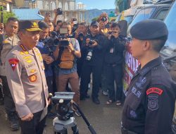 Sinergi Negara untuk Masyarakat, Brimob Polda Sumut Amankan Peninjauan Presiden, Panglima TNI, dan Kapolri