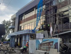 Pembangunan Gedung Satuan Reserse Kriminal Polres Ngawi, Progres 79,9 Persen