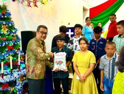 PTPN IV Regional II Kebun Bah Birung Ulu Rayakan Natal Oikumene dan Santuni 26 Anak Yatim
