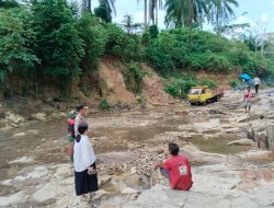 Polsek Tanah Jawa Gerebek Lokasi Tambang Ilegal di Kebun PTPN IV Balimbingan