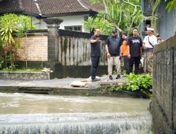 Wabup Badung Bagus Alit Sucipta Tinjau Lokasi Banjir di Kuta Utara