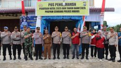 Kapolres Maros Lakukan Peninjauan Pos Pengamanan Nataru di Jalur Strategis Maros–Bone