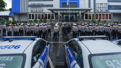 Operasi Lilin 2025, Korlantas Polri Lepas Tim Pamatwil Siap Amankan Libur Nataru