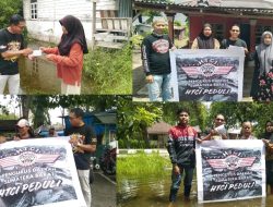 Komunitas Motor HTCI Salurkan Bantuan untuk Korban Banjir Pariaman, Tebar Harapan di Tengah Luka Pascabencana