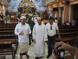 Wabup Badung Bagus Alit Sucipta Kunjungi Beberapa Gereja di Wilayah Badung