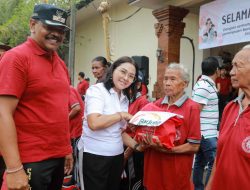 Ketua TP PKK Badung Hadiri Perayaan Hari Ibu di Desa Sembung