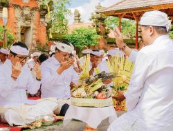 Persembahyangan Bersama Dimulainya Haluan Pembangunan 100 Tahun Bali Era Baru di Badung